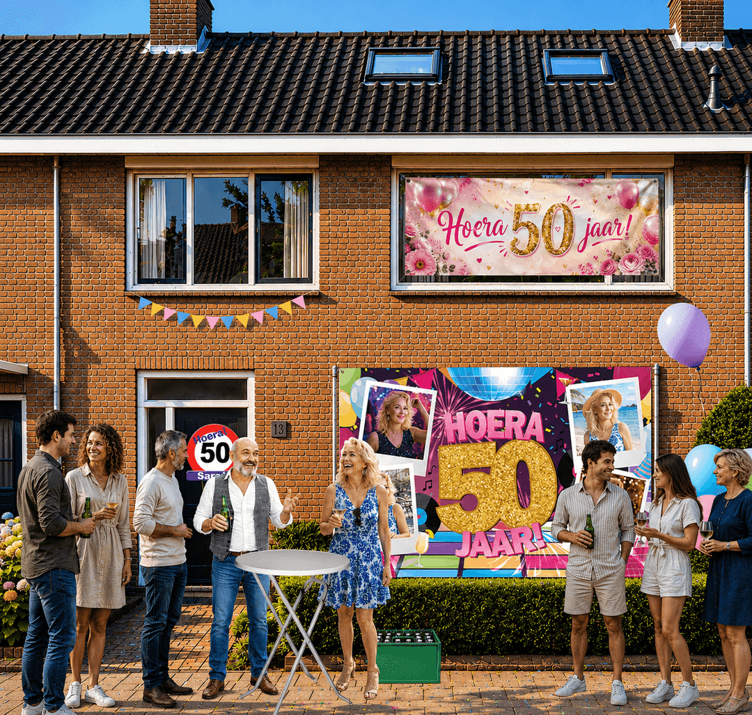Geslaagd spandoek