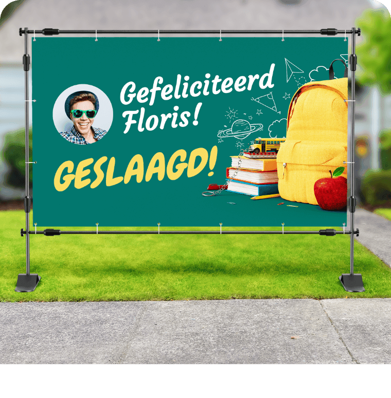 Spandoek geslaagd